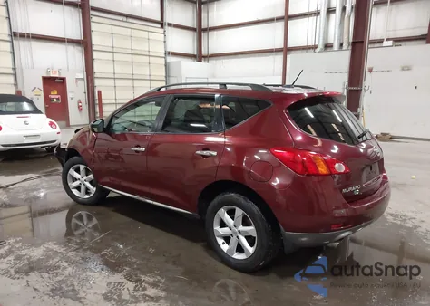 2009 Nissan Murano Sl z USA, uszkodzony, nr VIN JN8AZ18U79W016945